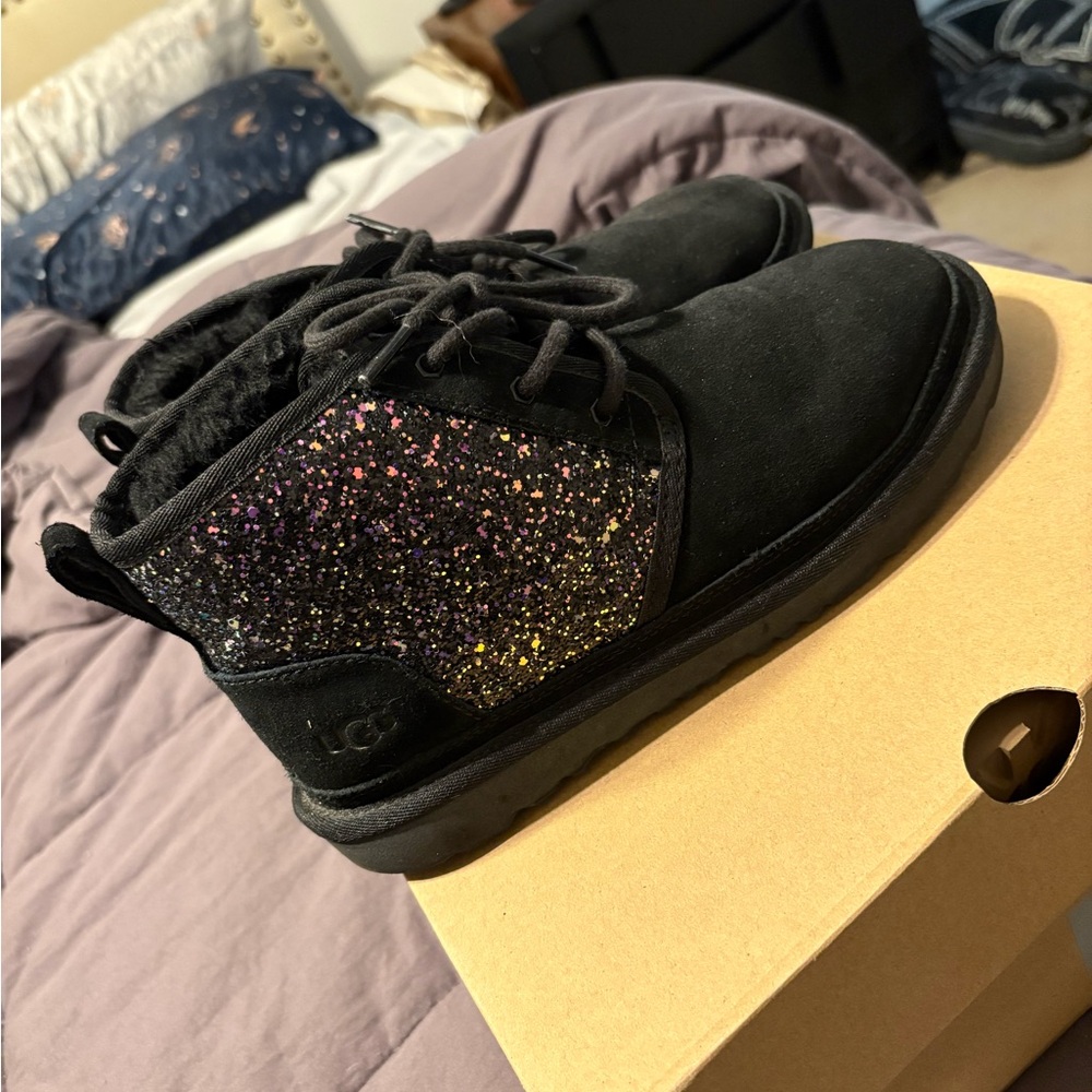 Uggs Black Glitter